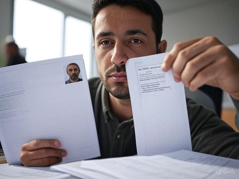 Ehliyet yenileme işlemleri için nüfus müdürlüğünde başvuru yapan sürücü – 2025 ehliyet yenileme son tarih hatırlatması